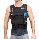 RUNmax 20LBS - 150LBS Adjustable Weighted Vest Wtih Shoulder Pads Option and bottle holder