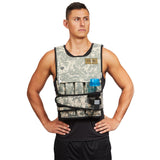 20LBS - 140LBS Adjustable Weighted Vest With Shoulder Pads Option