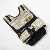 20LBS - 140LBS Adjustable Weighted Vest With Shoulder Pads Option