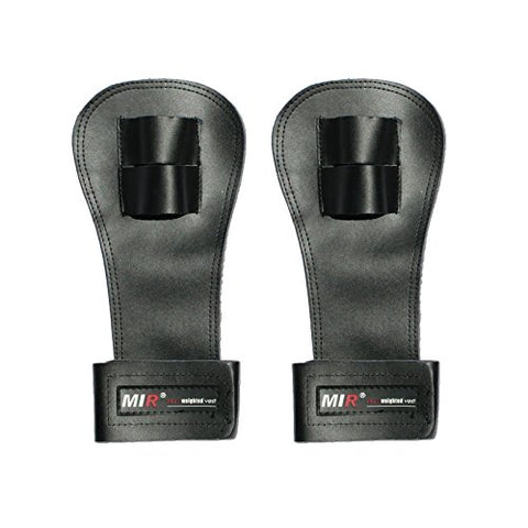 Mir Crossfit Leather Palm Protectors Hand Grips Glove Gymnastic Grips (PAIR)